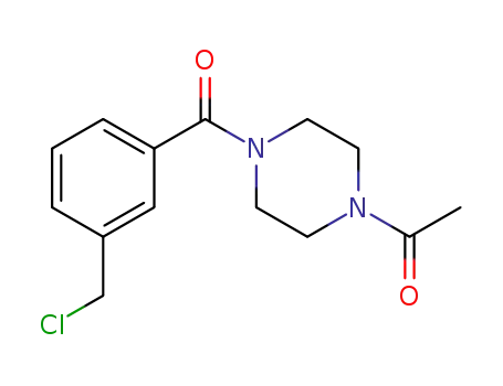 4-Acetyl-1-(3-chloromethyl)benzoylpiperazine
