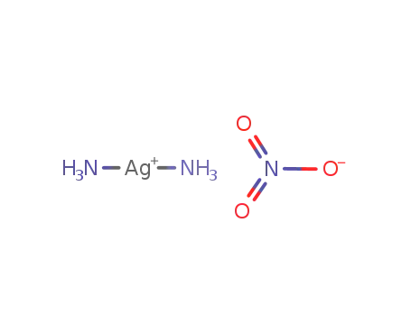 Molecular Structure of 23606-32-8 (diamminesilver(1+) nitrate)