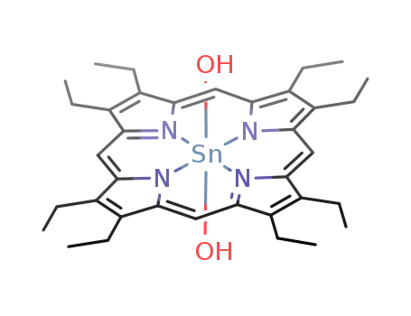trans-dihydroxo (2,3,6,7,12,13,16,17-octaethylporphyrinato)-tin(IV)