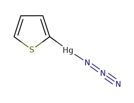 Mercury, azido-2-thienyl-