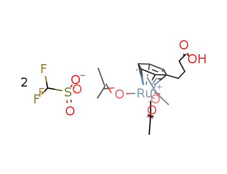 [(η6-phenylbutyric acid)tris(acetone)ruthenium(II)] triflate
