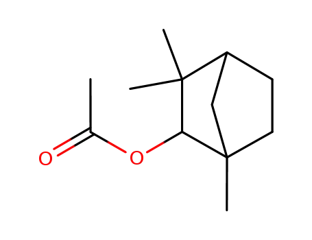 Molecular Structure of 13851-11-1 (FENCHYL ACETATE)