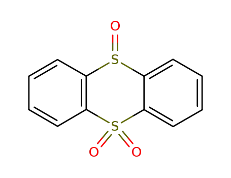 Molecular Structure of 2362-54-1 (Thianthrene, 5,5,10-trioxide)