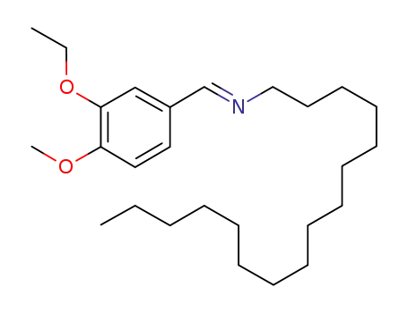 (E)-N-(3-ethoxy-4-methoxybenzylidene)hexadecan-1-amine