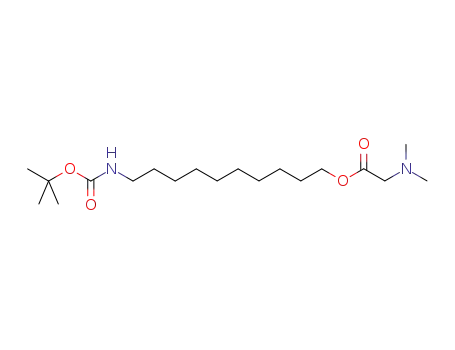 10-(t-butoxycarbonylamino)decyl 2-(dimethylamino)acetate