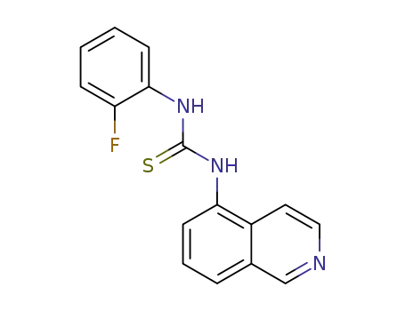 1-(2-fluorophenyl)-3-(isoquinolin-5-yl)thiourea