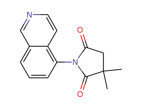 1-(isoquinolin-5-yl)-3,3-dimethylpyrrolidine-2,5-dione