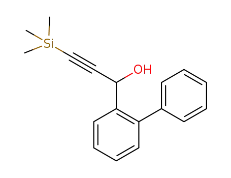 1-([1,1’-biphenyl]-2-yl)-3-(trimethylsilyl)prop-2-yn-1-ol