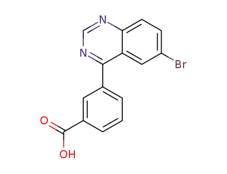 3-(6-bromo-quinazolin-4-yl)-benzoic acid