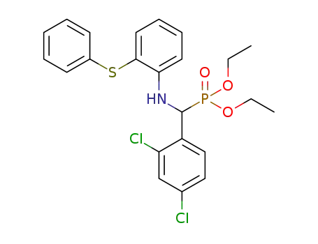 diethyl α-(2,4-dichlorophenyl)-α-[2-(phenylthio)phenylamino]methylphosphonate