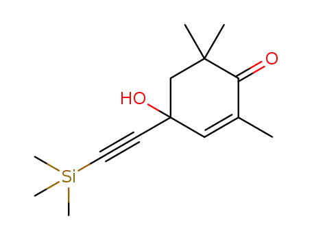 4-hydroxy-2,6,6-trimethyl-4-((trimethylsilyl)ethynyl)cyclohex-2-enone