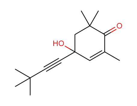 4-(3′,3′-dimethylbut-1′-yn-1′-yl)-4-hydroxy-2,6,6-trimethylcyclohex-2-enone