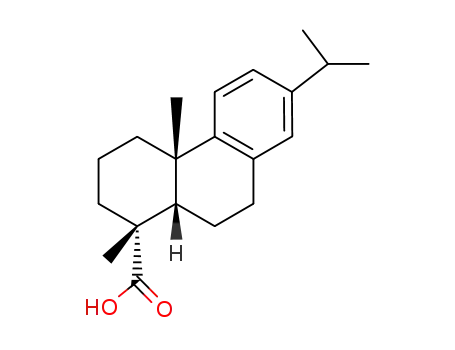 Molecular Structure of 1231-75-0 ((+)-Dehydroabietic acid)