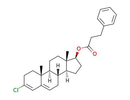 3-Chlor-17β-<3-phenyl-propionyloxy>-androsta-3,5-dien