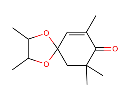 2,3,7,9,9-pentamethyl-1,4-dioxaspiro[4.5]dec-6-en-8-one