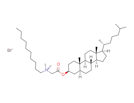 N,N-dimethyl-(3β-acetate-5β-cholestan)-N-decylammonium bromide