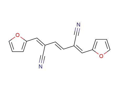 2,5-difurfurylidene-hex-3-enedinitrile