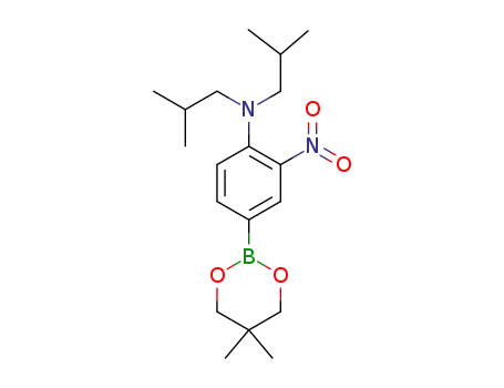 4-(5,5-dimethyl-1,3,2-dioxaborinan-2-yl)-N,N-diisobutyl-2-nitroaniline