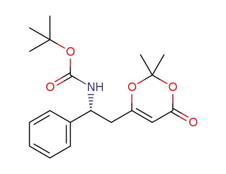 tert-butyl (R)-(2-(2,2-dimethyl-4-oxo-4H-1,3-dioxin-6-yl)-1-phenylethyl)carbamate