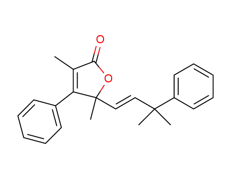 (E)-3,5-dimethyl-5-(3-methyl-3-phenylbut-1-en-1-yl)-4-phenylfuran-2(5H)-one
