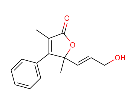 (E)-5-(3-hydroxyprop-1-en-1-yl)-3,5-dimethyl-4-phenylfuran-2(5H)-one