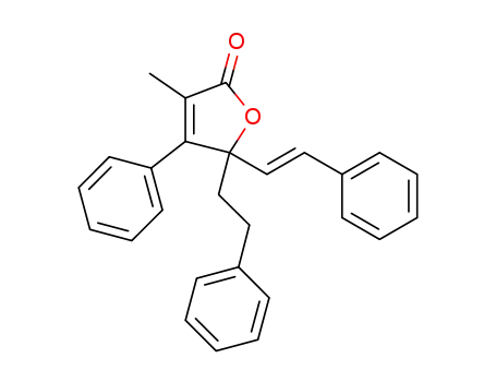 (E)-3-methyl-5-phenethyl-4-phenyl-5-styrylfuran-2(5H)-one