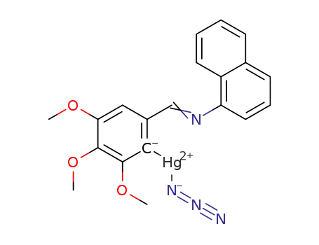 ((2,3,4-trimethoxy)-6-((naphthalene-1-ylimino)methyl)phenyl)mercury azide
