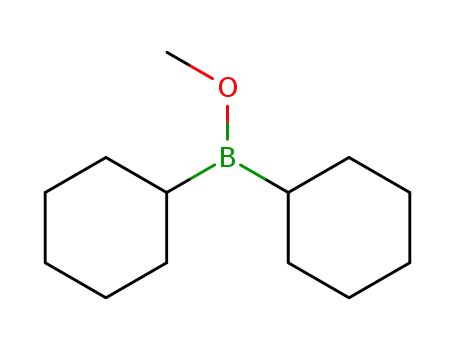 Molecular Structure of 32705-46-7 (methyl dicyclohexylborinate)