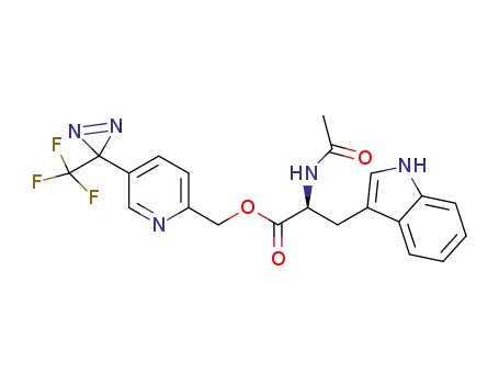 (S)-(5-(3-(trifluoromethyl)-3H-diazirin-3-yl)pyridin-2-yl)methyl 2-acetamido-3-(1H-indol-3-yl)propanoate