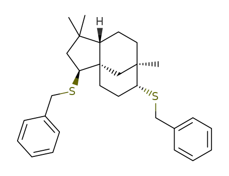 (1S,2S,5S,8R,9R)-2,9-bis(benzylsulfanyl)-4,4,8-trimethyltricyclo[6.3.1.01,5]dodecane
