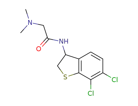 (±)-N-(6,7-dichloro-2,3-dihydro-1-benzothiophen-3-yl)-N2,N2-dimethylglycinamide
