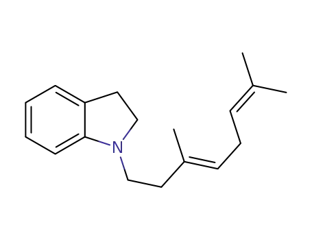 (E)-1-(3,7-dimethylocta-3,6-dien-1-yl)indoline