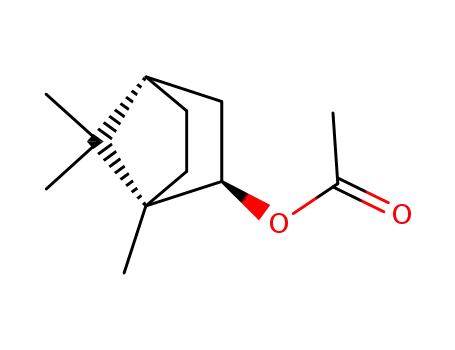 Molecular Structure of 76-49-3 (Bornyl acetate)