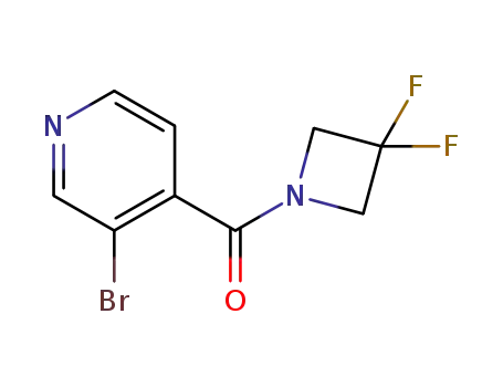 (3-bromopyridin-4-yl)(3,3-difluoroazetidin-1-yl)methanone