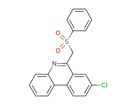 8-chloro-6-((phenylsulfonyl)methyl)phenanthridine