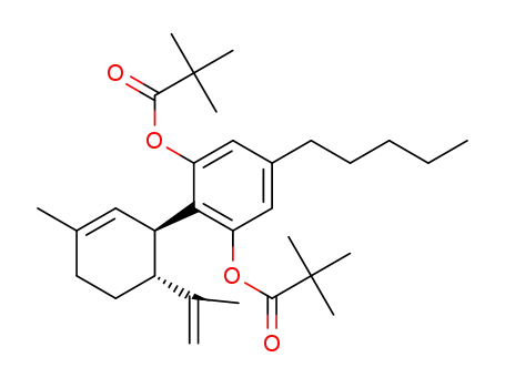 (1′R,2′R)-5′-methyl-4-pentyl-2′-(prop-1-en-2-yl)-1′,2′,3′,4′-tetrahydro-[1,1′-biphenyl]-2,6-diyl bis(2,2-dimethylpropanoate)