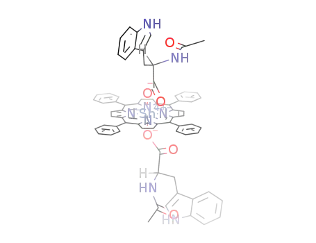 trans-di(N-acetyl-L–tryptophanato)[5,10,15,20-tetraphenyl-porphyrinato]-tin(IV)