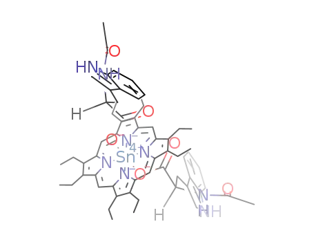 trans-di(N-acetyl-L–tryptophanato)[2,3,6,7,12,13,16,17-octa-ethylporphyrinato]-tin(IV)