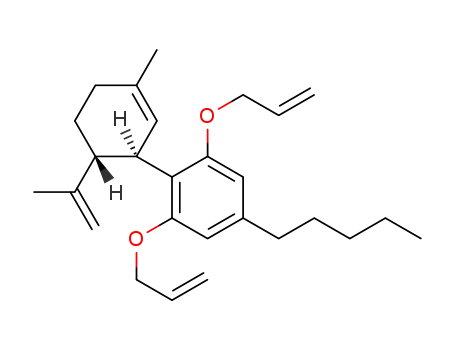 2-[(1R,6R)-3-methyl-6-prop-1-en-2-yl-1-cyclohex-2-enyl]-1,3-diallyloxy-5-pentylbenzene