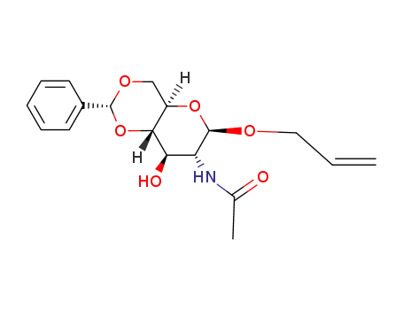 allyl 2-acetamido-(R)-4,6-O-benzylidene-2-deoxy-β-D-glucopyranoside