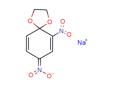 (6,8-dinitro-1,4-dioxaspiro<4,5>deca-6,9-dienato)sodium