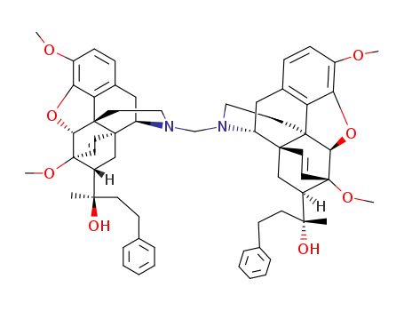 (2R,2'R)-4,4'-diphenyl-2,2'-[4,5α;4',5'α-diepoxy-3,6,3',6'-tetramethoxy-17,17'-methanediyl-bis-(6α,14α-etheno-morphinan-7α-yl)]-bis-butan-2-ol