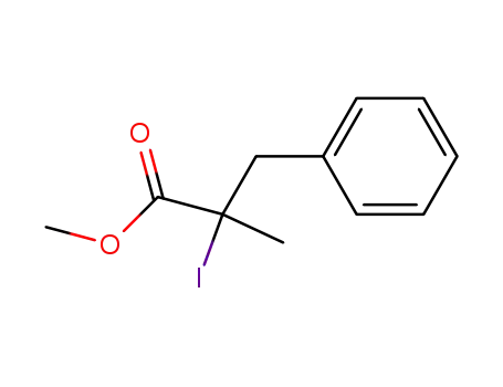 methyl 2-iodo-2-methyl-3-phenylpropanoate
