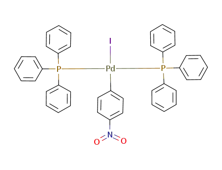 (4-nitrophenyl)Pd(P(C6H5)3)2I