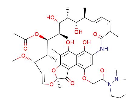 O4-(N',N'-dimethyl-N-propyl-hydrazinocarbonylmethyl)-rifamycin