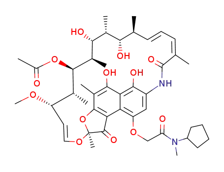 O4-[(cyclopentyl-methyl-carbamoyl)-methyl]-rifamycin