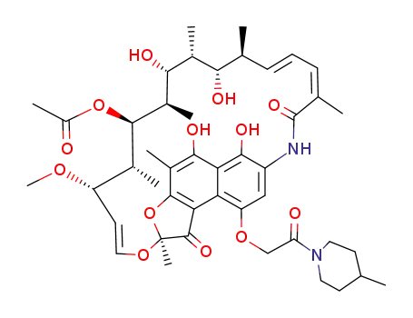 O4-[2-(4-methyl-piperidin-1-yl)-2-oxo-ethyl]-rifamycin