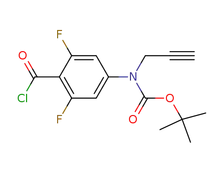 (4-Chlorocarbonyl-3,5-difluoro-phenyl)-prop-2-ynyl-carbamic acid tert-butyl ester