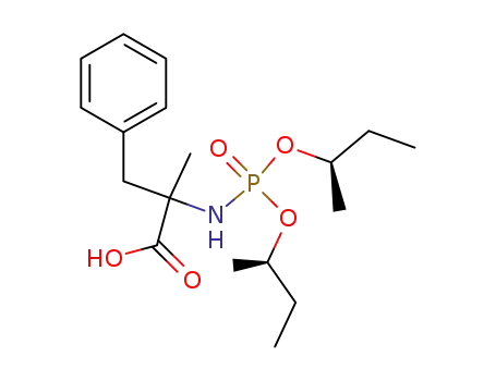 2-[Bis-((R)-sec-butoxy)-phosphorylamino]-2-methyl-3-phenyl-propionic acid