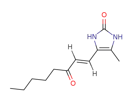 4-methyl-5-n-amylketovinyl-2-imidazolinone